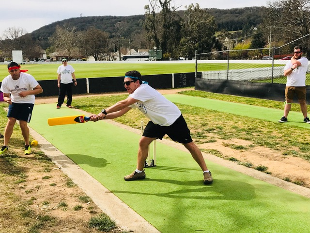 amazing race Bowral fun Donald Bradman cricket activities to hit a six and race to next checkpoint